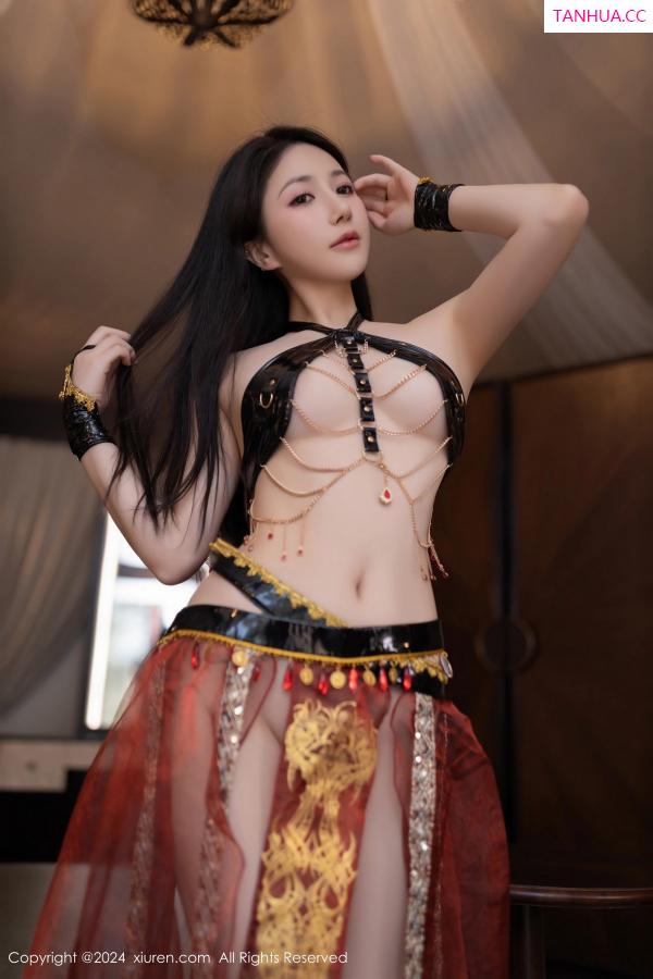 鱼子酱fish  [XiuRen]高清写真图 2024.06.28 No.8778 鱼子酱Fish 舞娘装扮第61张图片